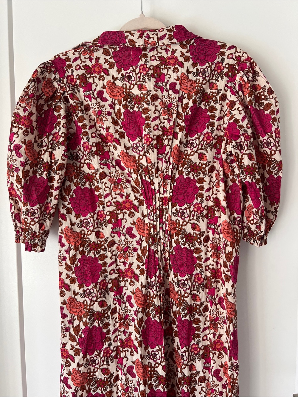 Mille Laurel Dress Floral Maxi in Pondicherry (Fuchsia and Cream) - NWT!! - Picture 12 of 16
